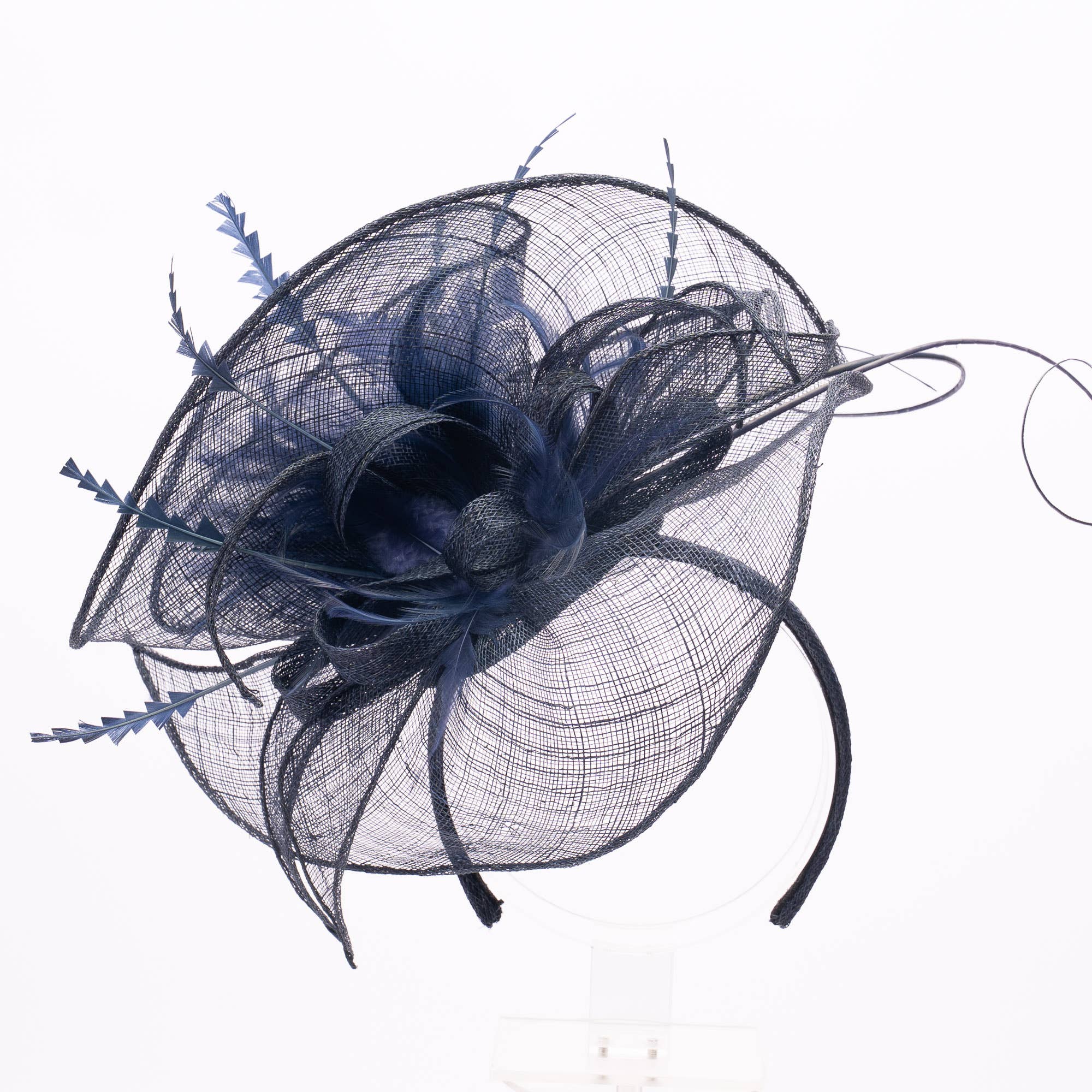 KaKyCo – wholesale Fascinator hat – Women's – Large Sinamay saucer fascinator headband | 10208810
