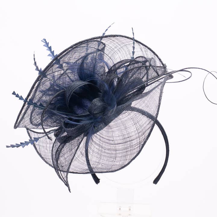 KaKyCo – wholesale Fascinator hat – Women's – Large Sinamay saucer fascinator headband | 10208810