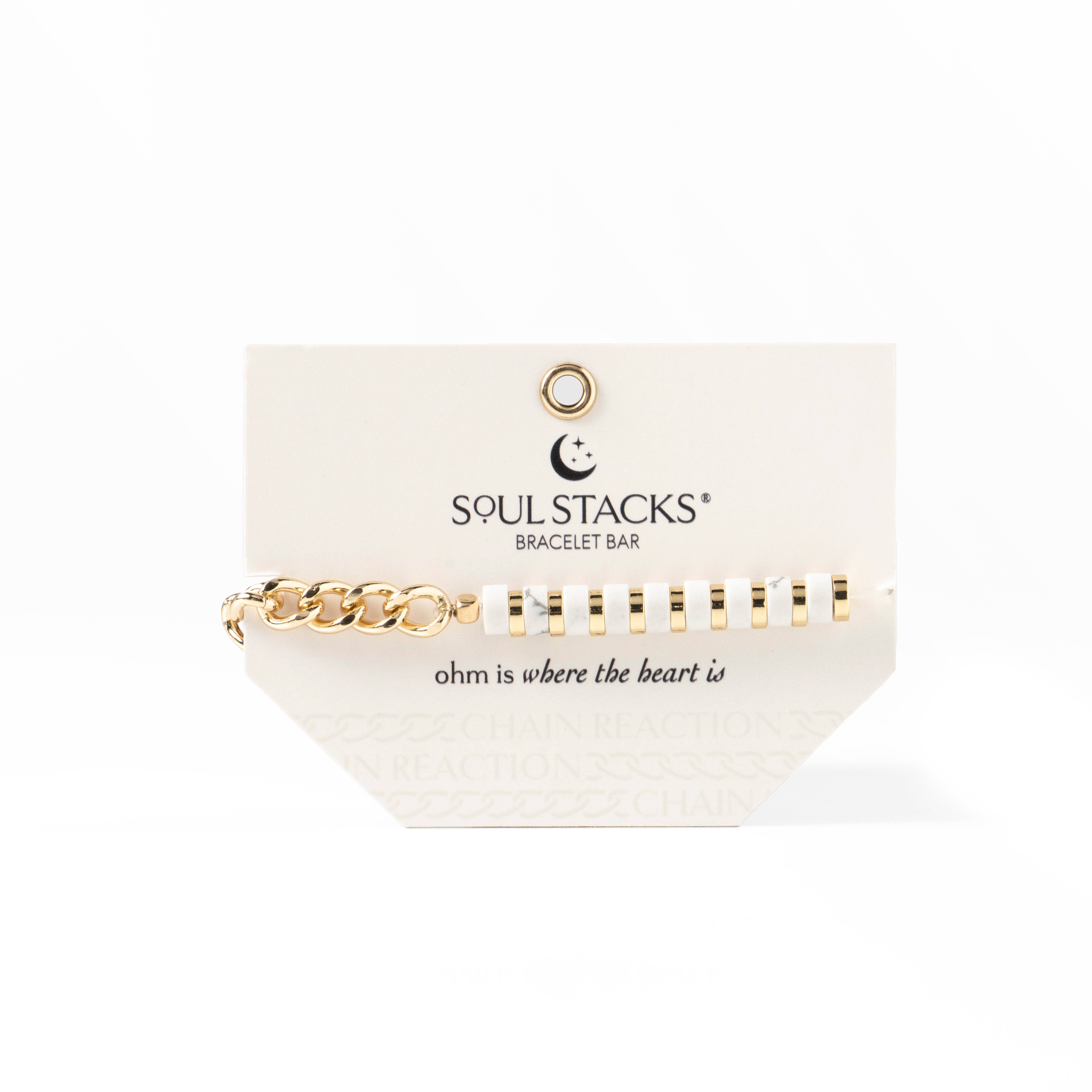 DM Merchandising – Pulseira de elo e corrente por atacado – Soul Stacks Pulseira Barra Corrente Reaction Coleção Open Stoc8