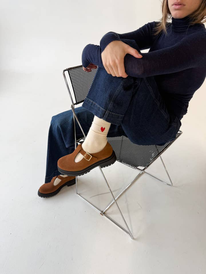 Chaussettes Cœur Rouge pour la vente par Jutelaune