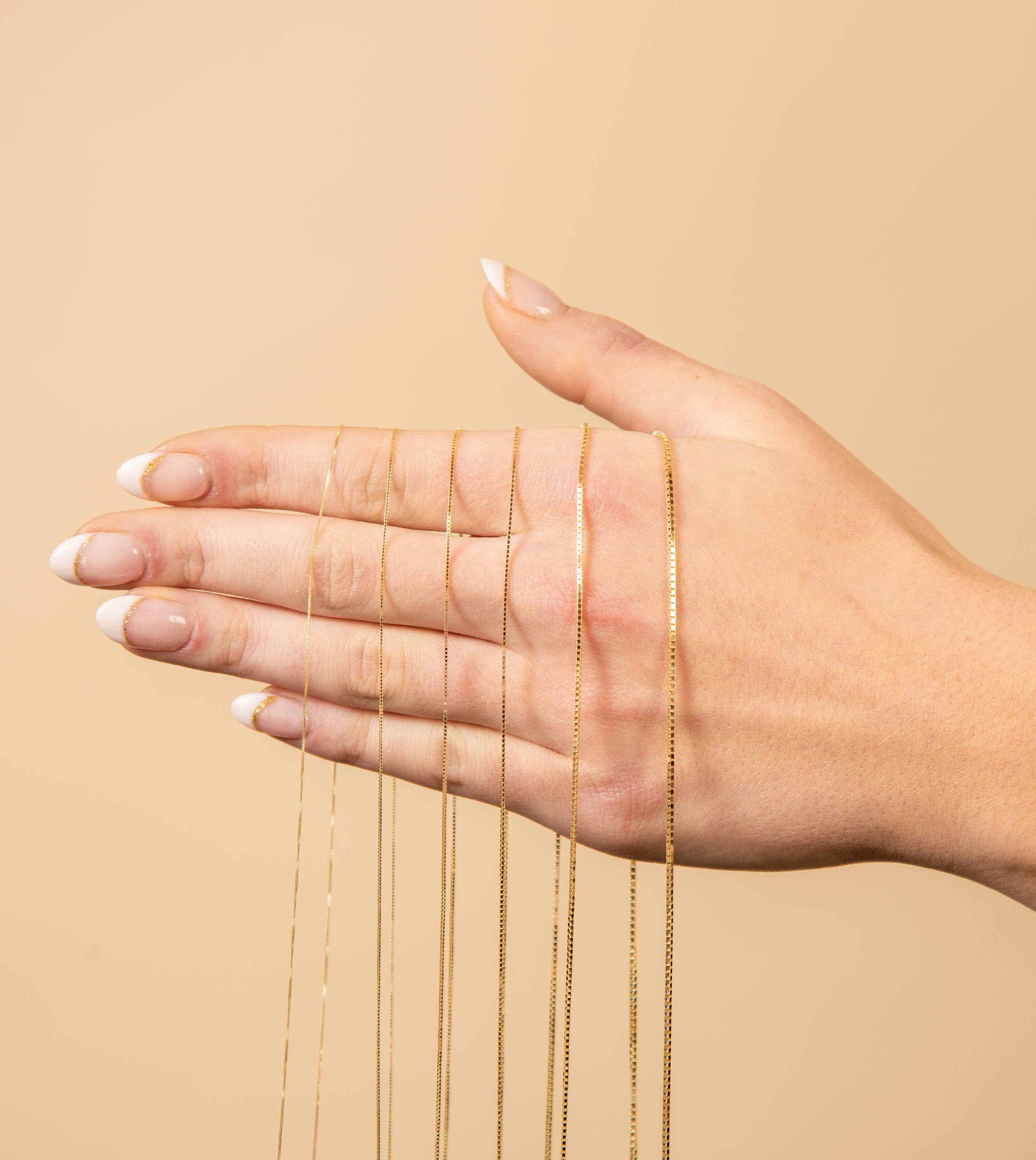 Olive & Chain - Wholesale Schakelketting - 14k gouden ketting met box schakel1