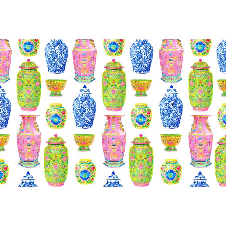 Haute Chinoiserie Paper Placemat Pad for wholesale by Taylor Beach Design