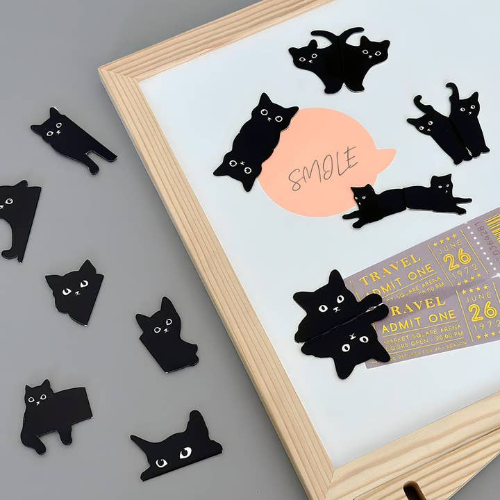 Wrapables.com - Wholesale Bookmark - Wrapables Magnetic Black Cat Bookmarks, (Set of 24)5