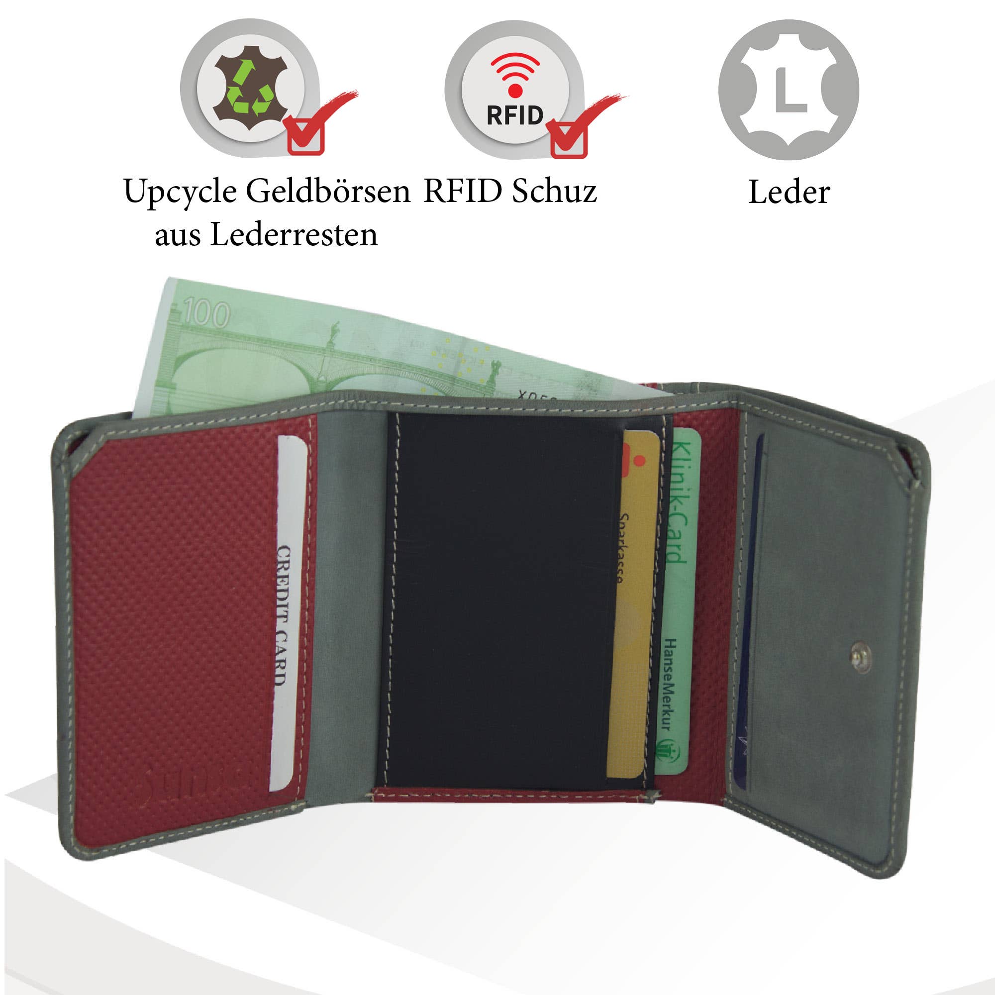 Sunsa - Wholesale Wallet - Women's - Small purse leather wallet. Sustainable wallet (copy)28