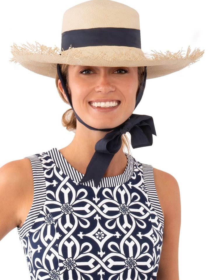 Hand Woven Panama Hat - Antibes for wholesale by Gretchen Scott LLC