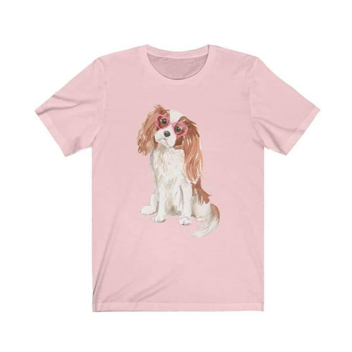 Cavalier King Charles Spaniel Lover - Short Sleeve Tee for wholesale by Pink N Paw