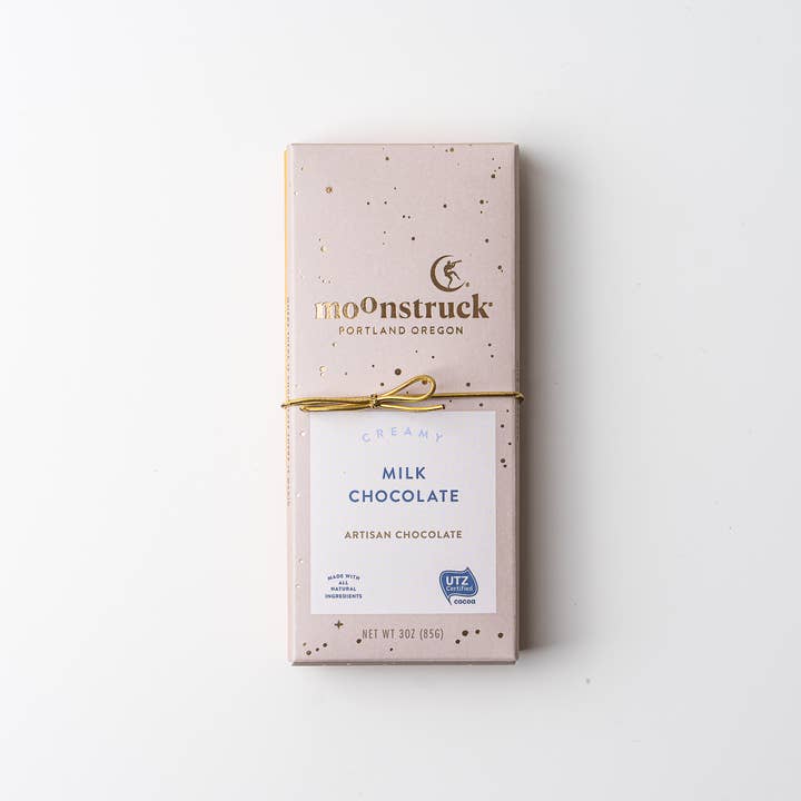 Moonstruck Chocolate Co - Wholesale Chocolate Bar - Creamy Milk Chocolate Bar