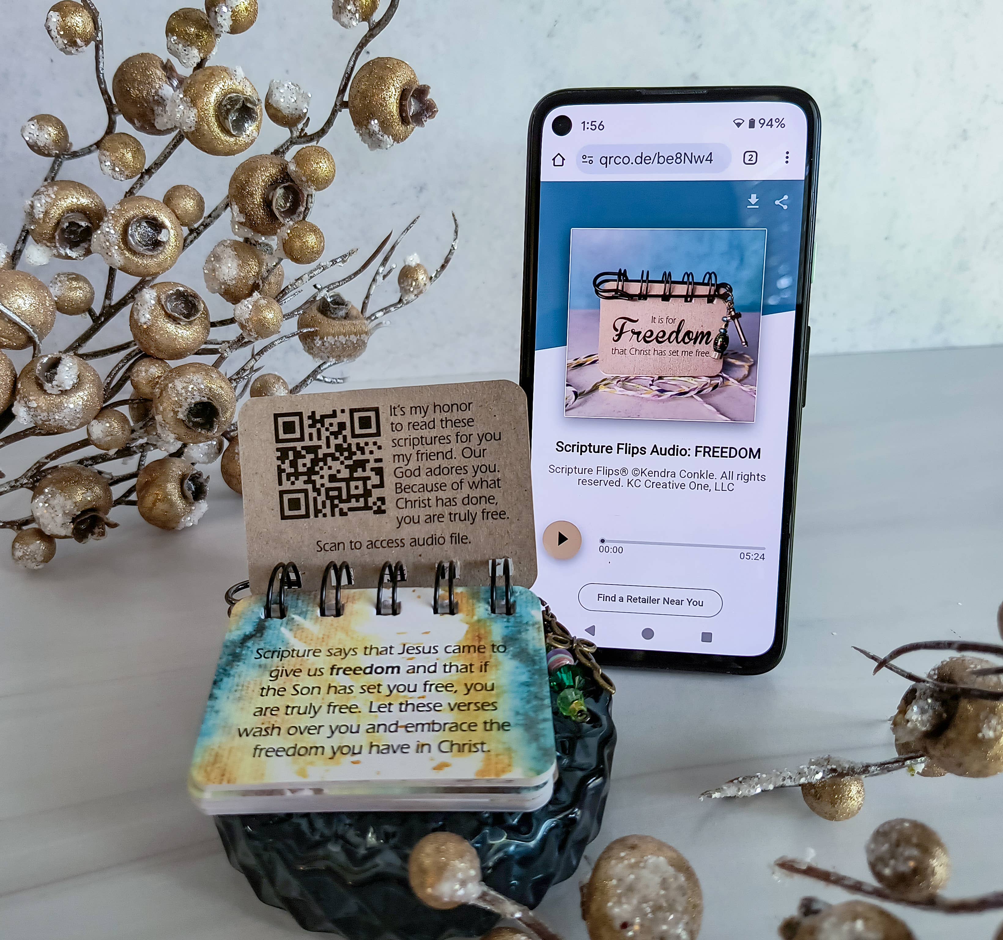 Scripture Flips - Wholesale Religion - Freedom Scripture Flip6