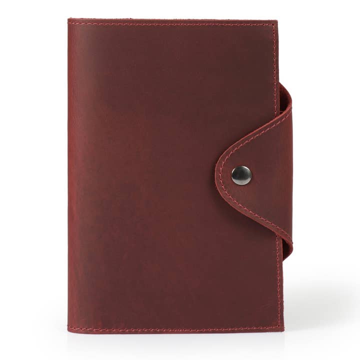 Londo - Wholesale Journal Cover - Londo Personalized Top Grain Leather Portfolio with Notepad (Snap Closure & Lock)34
