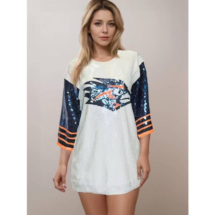 Abito oversize UTSA con camicie con paillettes per la vendita all'ingrosso da parte di Esmeray Clothing