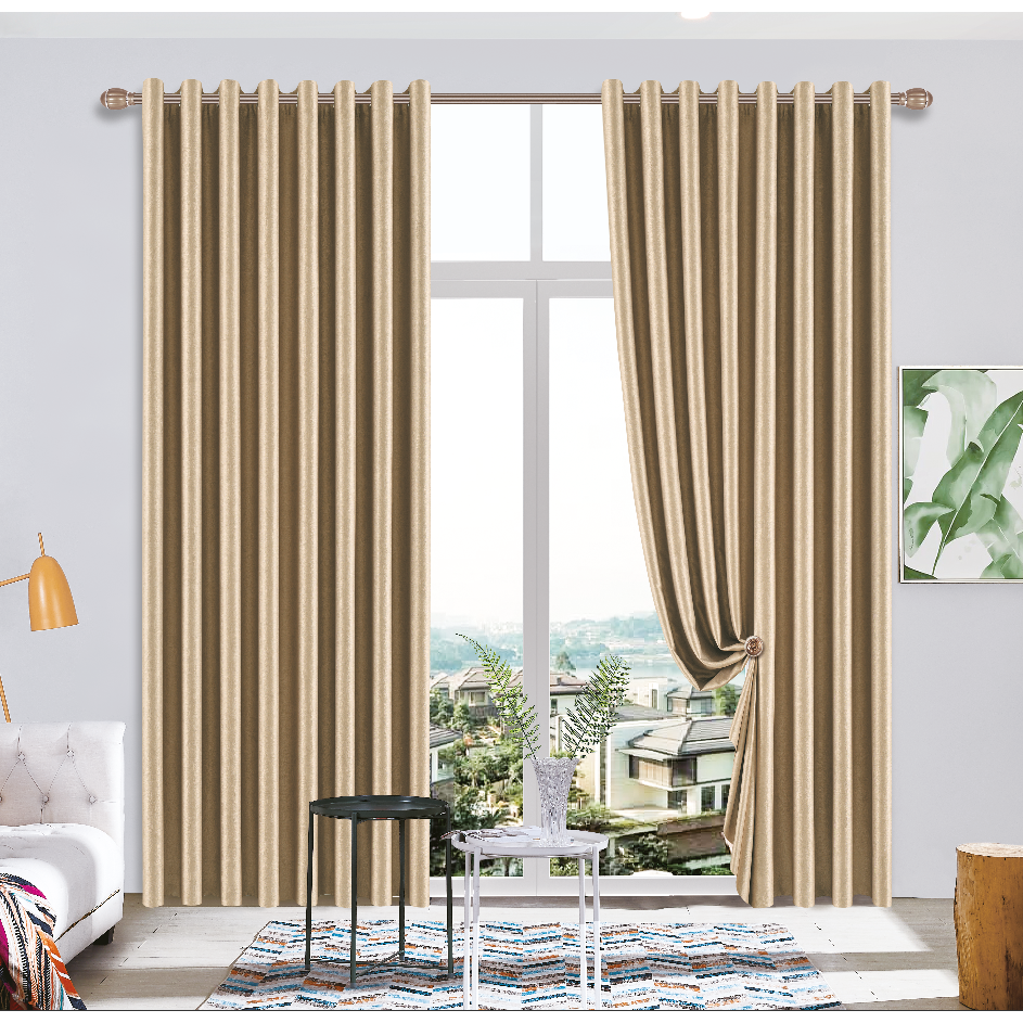 Super Bazaar - Wholesale Drape - Ready made Curtain - Blackout - With rings - 300x260cm4