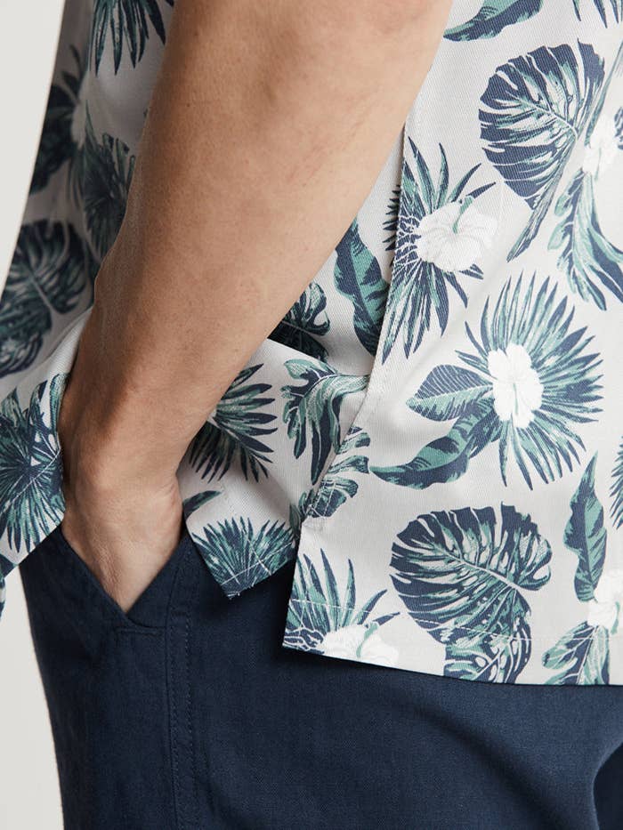 JACHS NY - Wholesale Button Down Shirt - Men's - Lyocell Twill Short Sleeve Camp Shirt11