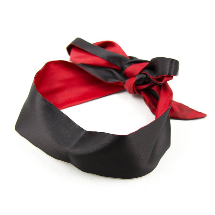 Stylex Party – wholesale Sex toy – Satin BlindFold Red Purple Sexy Roleplay Bedroom BDSM