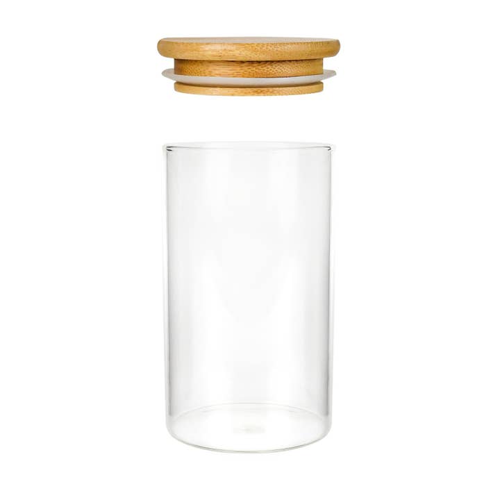 Human Objects® - Wholesale Jar - 10oz Glass Jar w/ Bamboo Lid – Eco-Friendly Jar – 80 Qty3