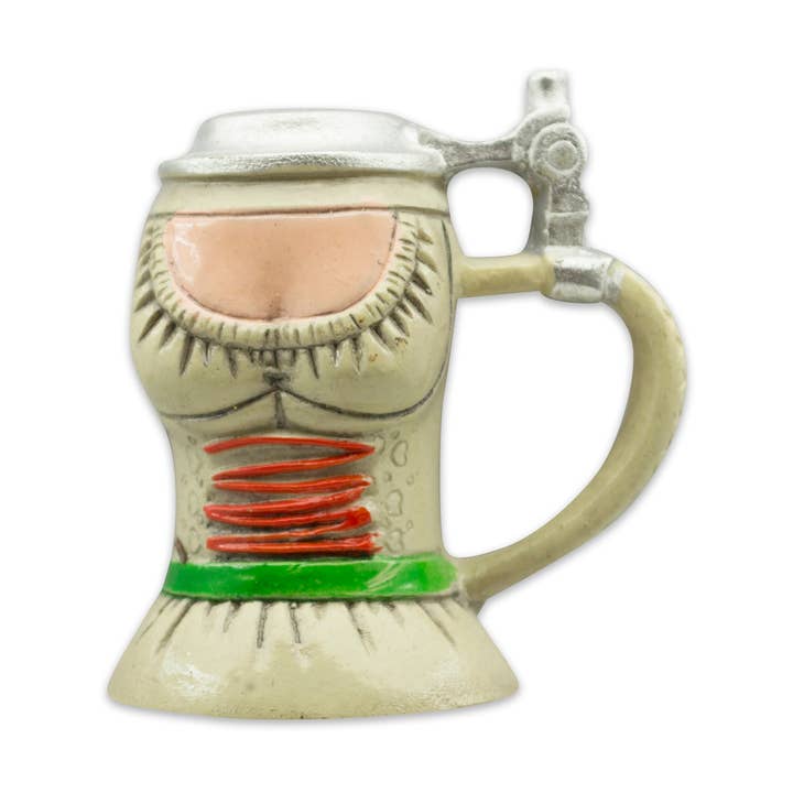 Aimant pour réfrigérateur Oktoberfest Beer Stein, serveuse allemande pour la vente par European Heritage Gifts