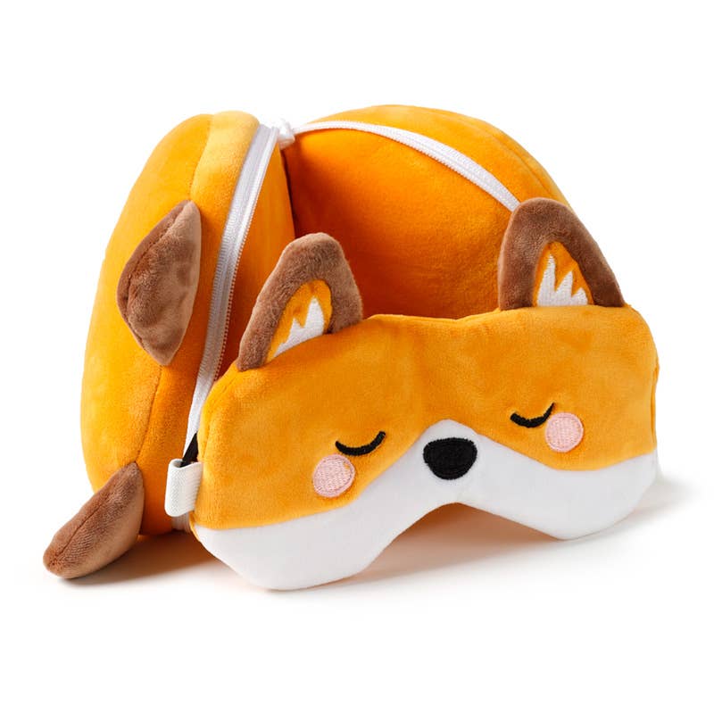 Puckator EU - Wholesale Travel Pillow - Relaxeazzz Adoramals Finnick the Fox Plush Travel Pillow2