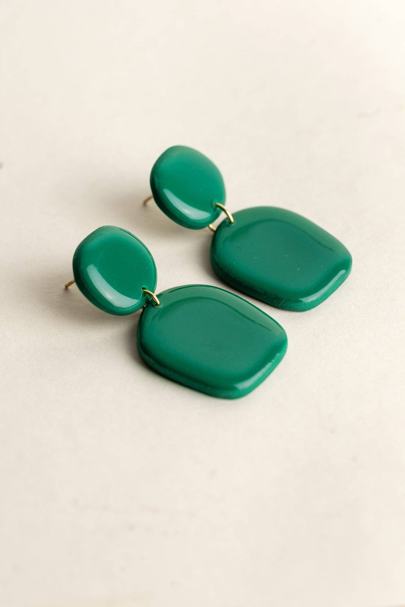 Van Schaaijk Studio - Wholesale Dangle Earrings - Earrings Nina - Emerald1