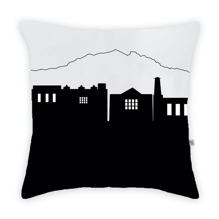 Park City Utah Skyline Large Throw Pillow for wholesale by Anne Cate