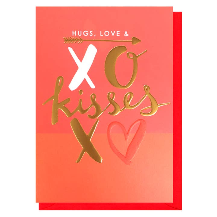Carte Câlins, Amour & Bisous | Carte de Saint-Valentin | Carte d'Anniversaire pour la vente par Louise Tiler
