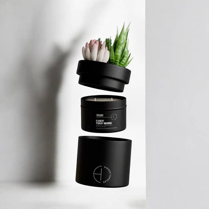 Hidden Candles - Wholesale Jar/Filled Candle - Cozy Tiny Home Candle Refill2