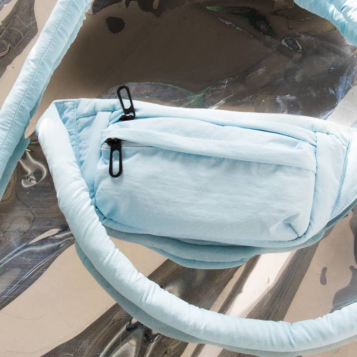 LIGHT BLUE KNOTFLEX FANNY PACK HF for wholesale by Helio Ferretti Co