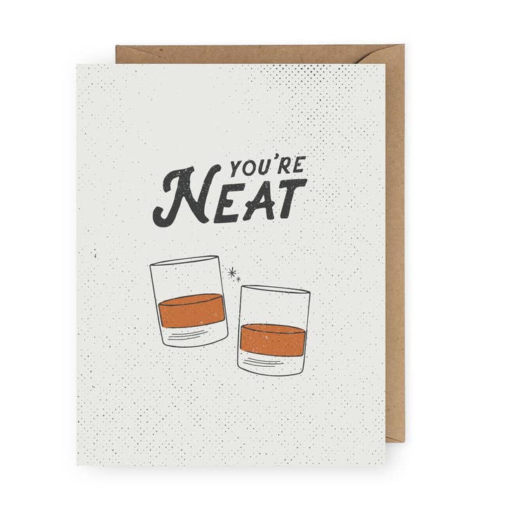 The Anastasia Co – Engroshandel Hverdagshilsen kort – Du er Neat Whisky Lykønskningskort