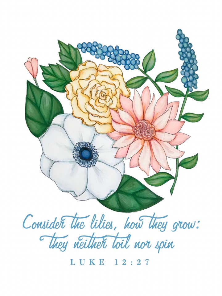 Art Print | Lillies for wholesale by Winnefred Austin