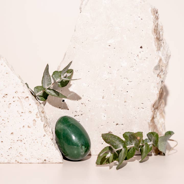 Yoni Pleasure Palace – wholesale Andlig sten/kristall – Grönt Aventurine Yoni Ägg