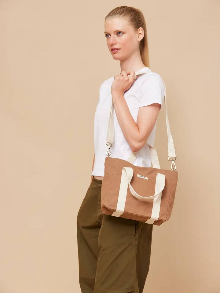 Louise cinnamon mini tote for wholesale by Hindbag