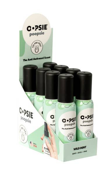 Mar Company Group - Wholesale Toilet Spray - Oopsie Poopsie Wild Mint - Pre-Poop Toilet Spray1
