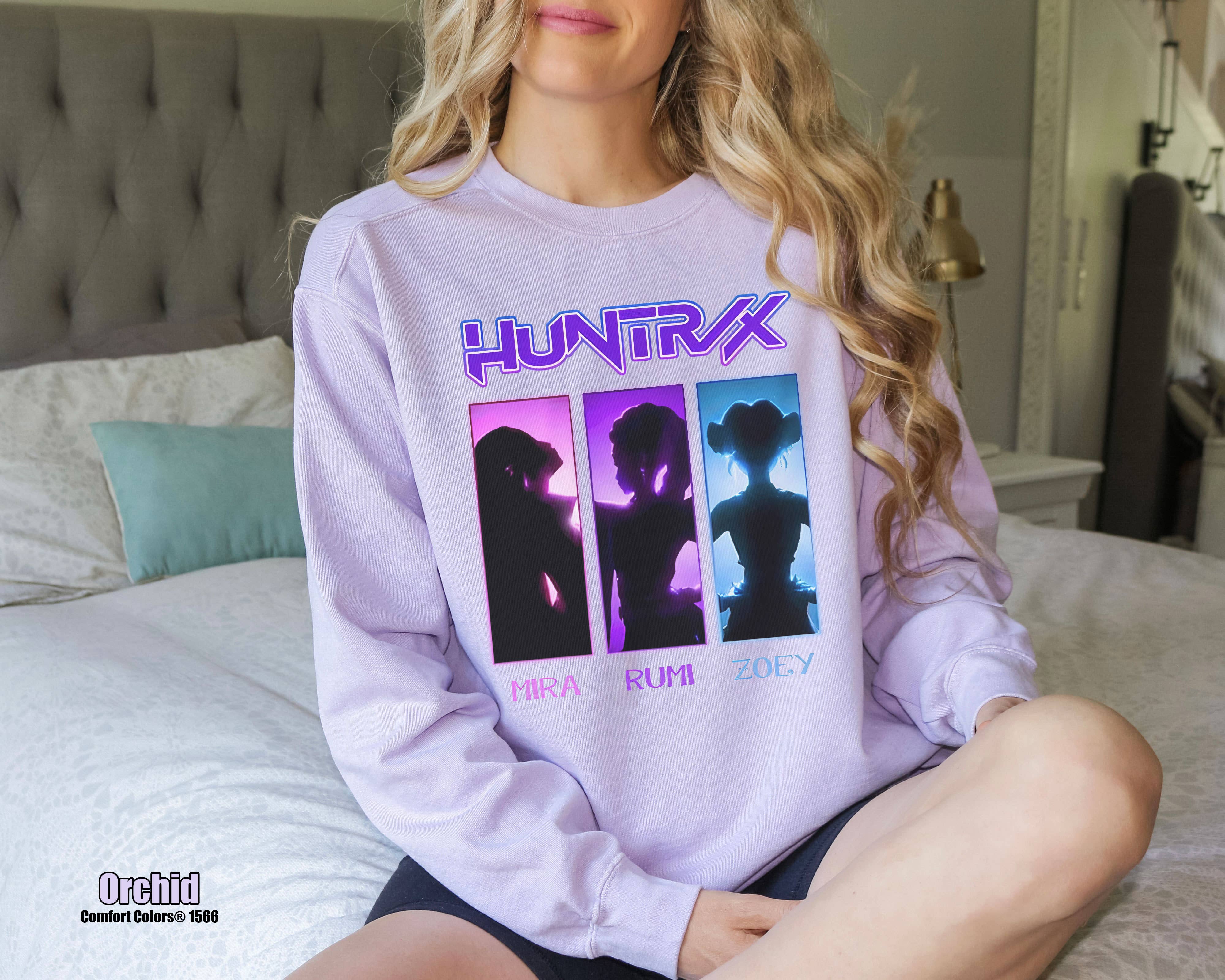 Glaime - Wholesale T-Shirt (Graphic) - Women's - Comfort Colors Demon Hunters Shirt, Huntrix Rumi Zoey Mira2
