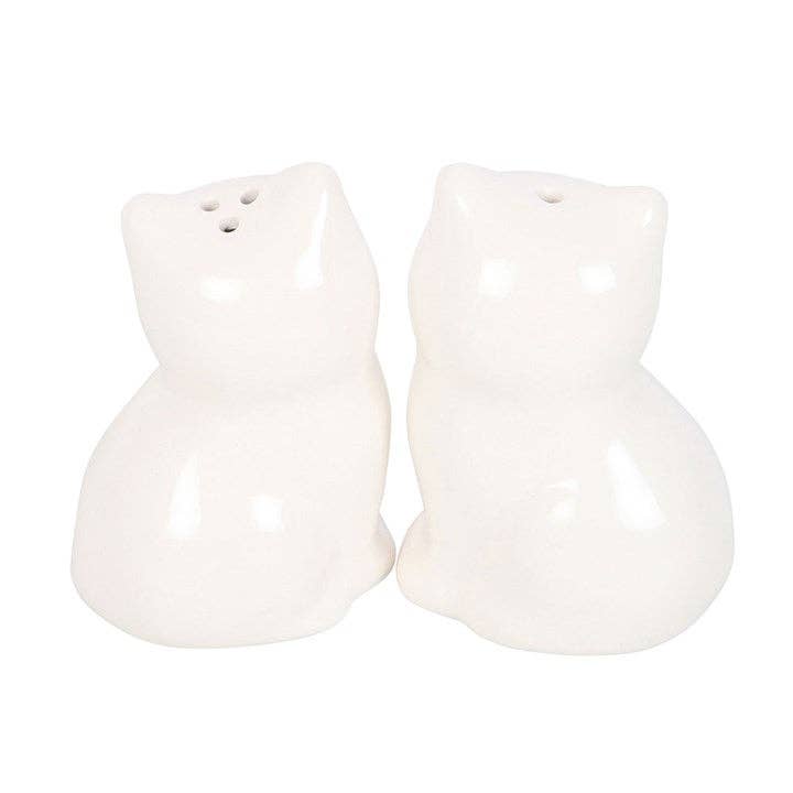 Something Different Wholesale – wholesale Salt & pepper shaker set – White Cat Shaped Salt and Pepper Shakers2