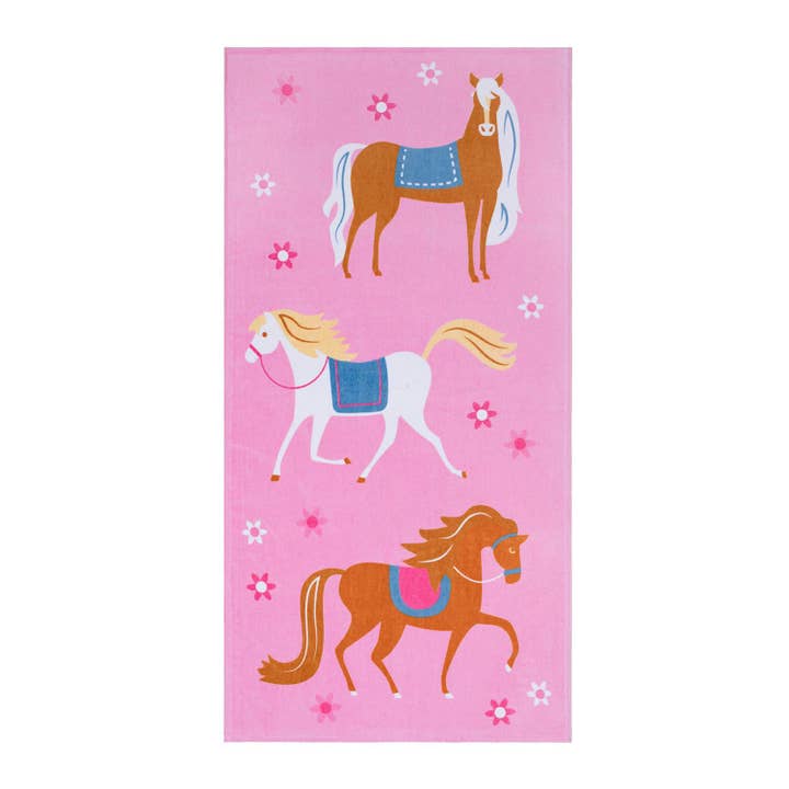 Horses 100% Cotton Beach Towel and other Purchase Wholesale pink beach towels. Free Returns & Net 60 Terms on Faire trending on Faire.