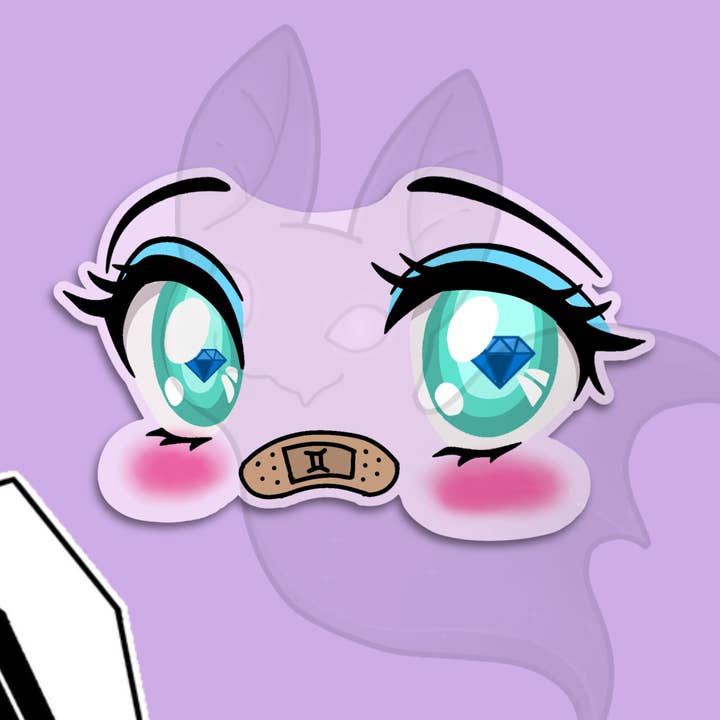 Adhesivo de vinilo Gemini (Gem In Eye) para venta al por mayor de EtherealBat Studios