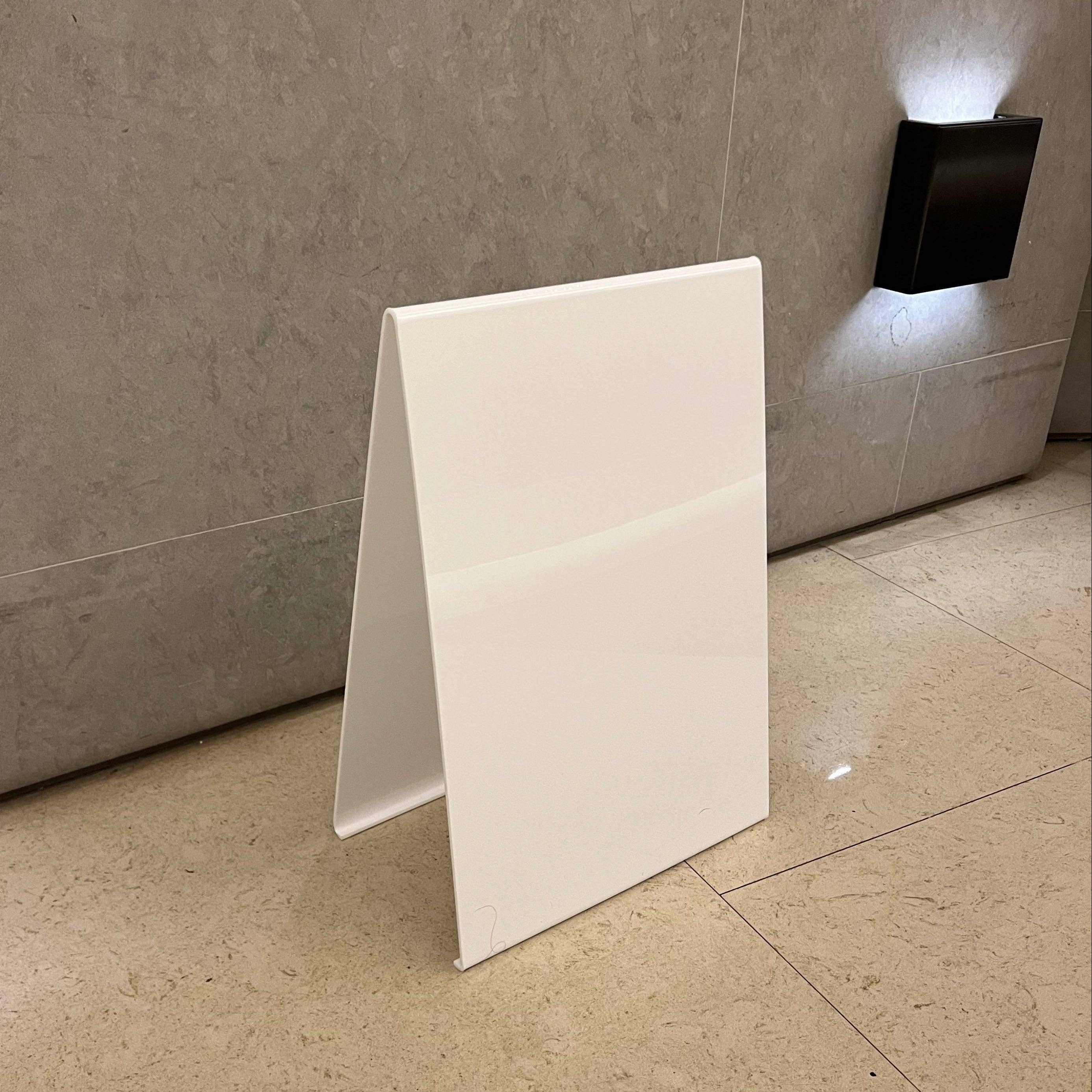 Signs and Mirrors – wholesale Sign – #010 - Opaque Acrylic A-Frame Sidewalk Sign4