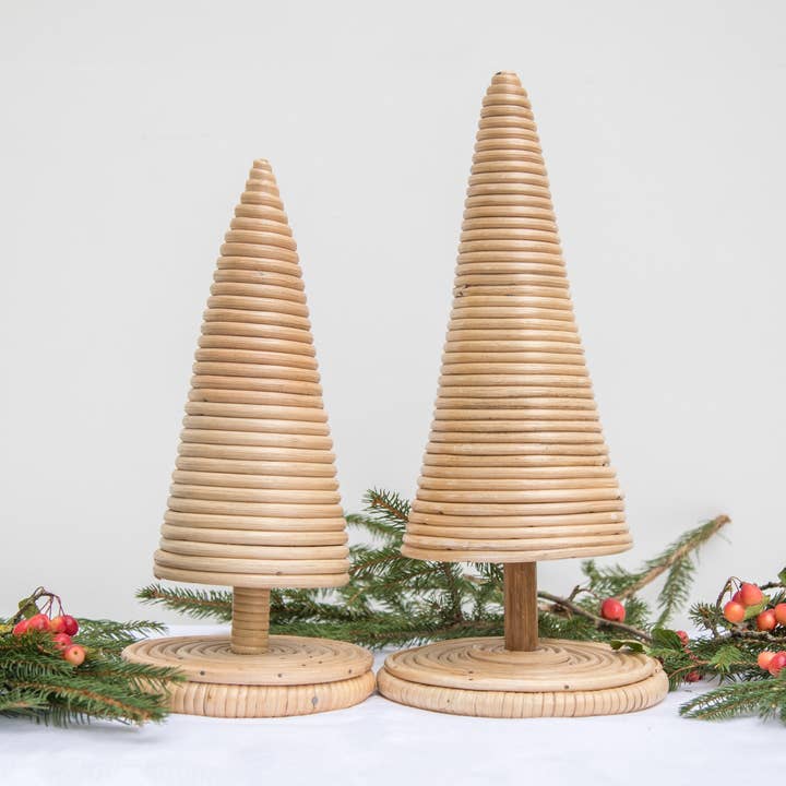Holly Rattan Christmas Tree for wholesale by Hastshilp
