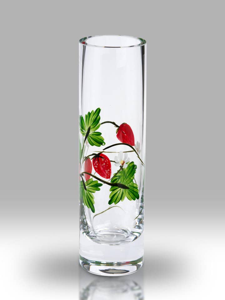 Jordgubbsfält 19,5 cm Knoppvas - 2292-22 för wholesale av Nobile Glassware Ltd.