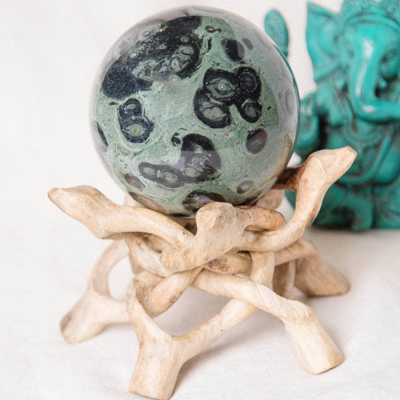 Tiny Rituals - Wholesale Spiritual Stone/Crystal - Kambaba Jasper Sphere - AAA Premium Quality35