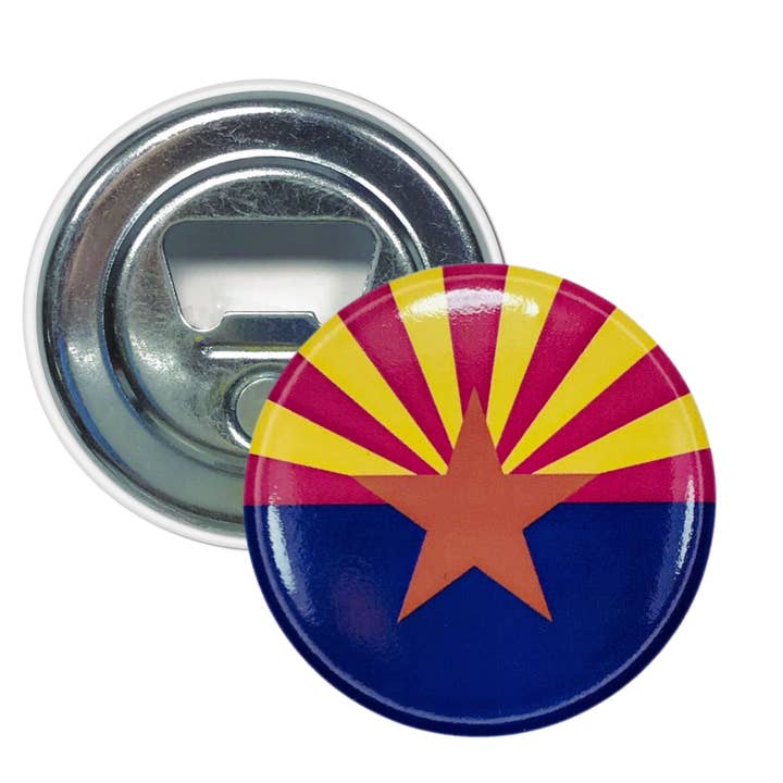 Bottle Opener-Magnet - State Flag Arizona - USA for wholesale by Worldwide Souvenirs