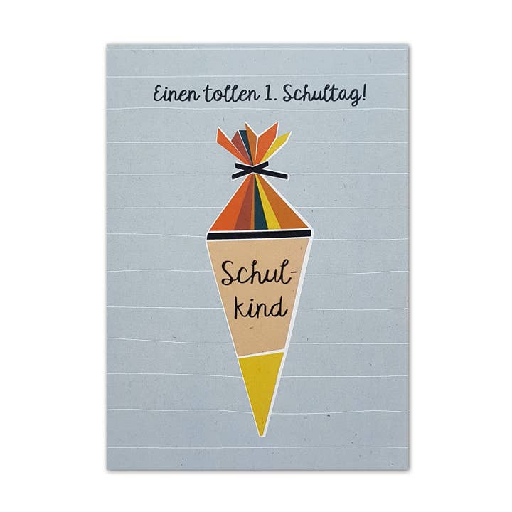 Schoolchild postcard for wholesale by Tell Me