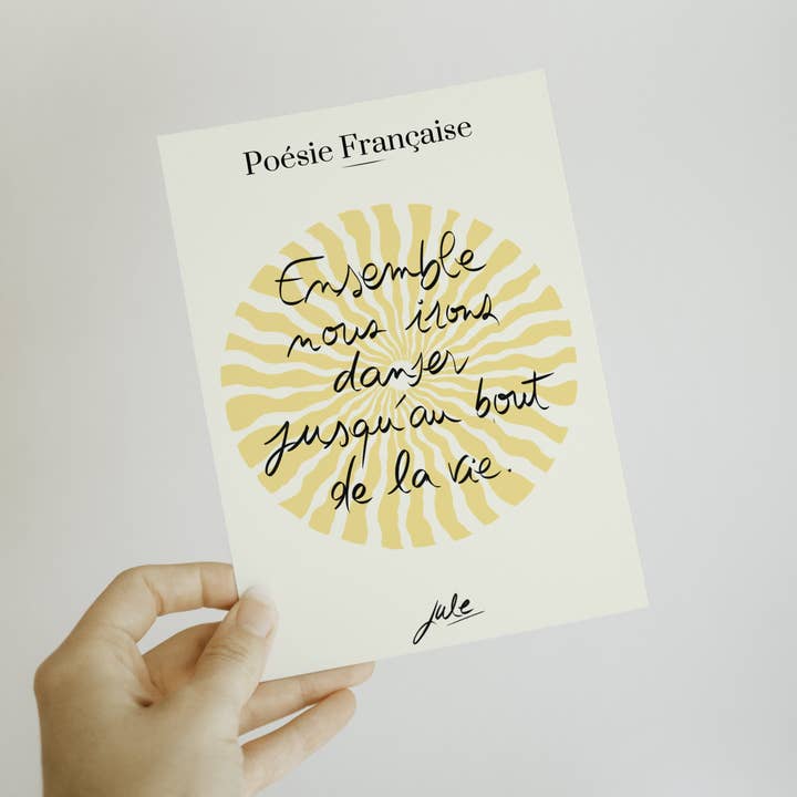 Kort Sammen vil vi danse for engroshandel hos Poesie Française