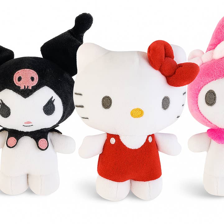 Conjunto de Presentes Hello Kitty 16 CM Hello Kitty de Pé, Kuromi & Melody por atacado de Baby Republic