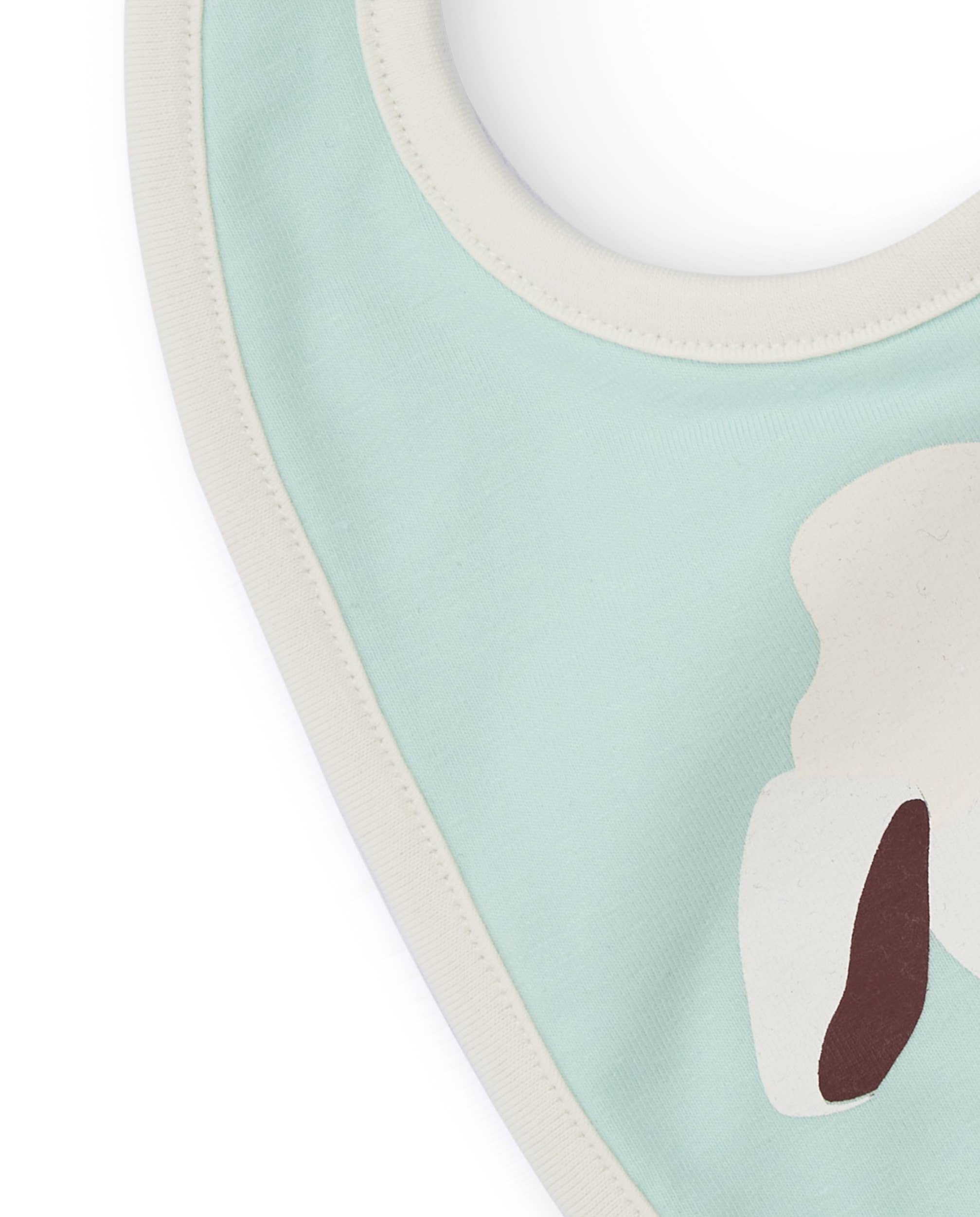 tuc tuc - Wholesale Baby Bib - Baby - Set of baby boy bibs in green with sheep design3