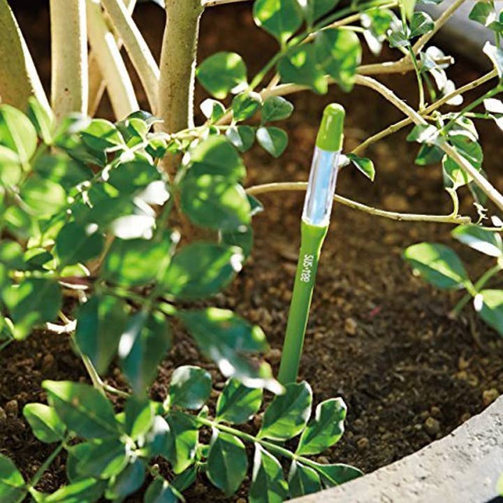 SUStee U.S. & Canada IPPINKA - Wholesale Garden Tool - Sustee Aquameter, Soil Moisture Meter (Green, Small)