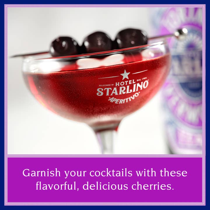 Hotel Starlino Italian Maraschino Cherries – Großhandel Konserven – Hotel Starlino Italienische Maraschino-Kirschen 1 kg Dose