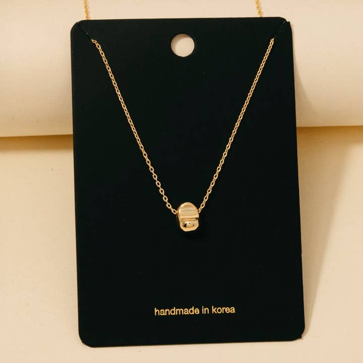 Crescent Teardrop Pendant Necklace for wholesale by Anarchy Street