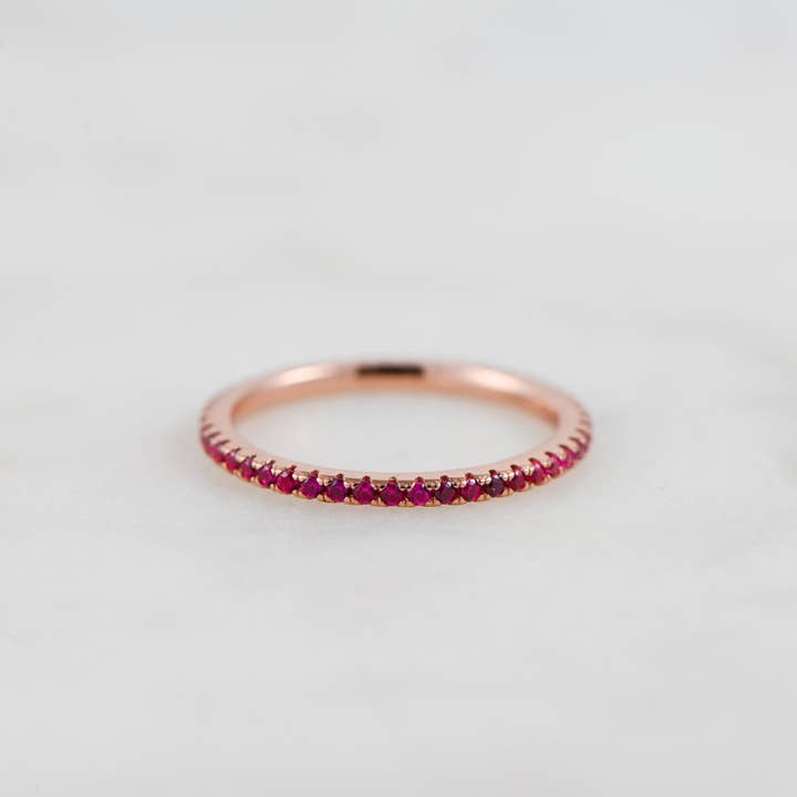 Sami Jewels – wholesale Ring med flera stenar – Ruby evighet Ring