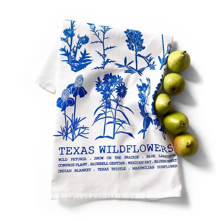 Planetarium - Wholesale Tea Towel - Texas wildflowers tea towel