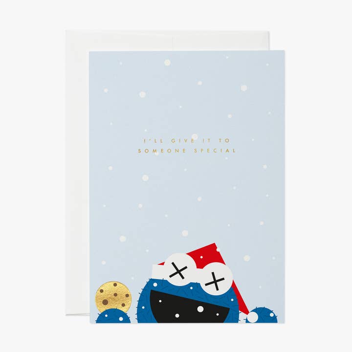 last christmas cookie – funny christmas card, holiday for wholesale by thie studios