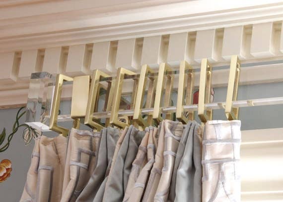 LuxHoldups - Wholesale Knob/Pull - Brass End Cap for Lucite Curtain Rod by Luxholdups6